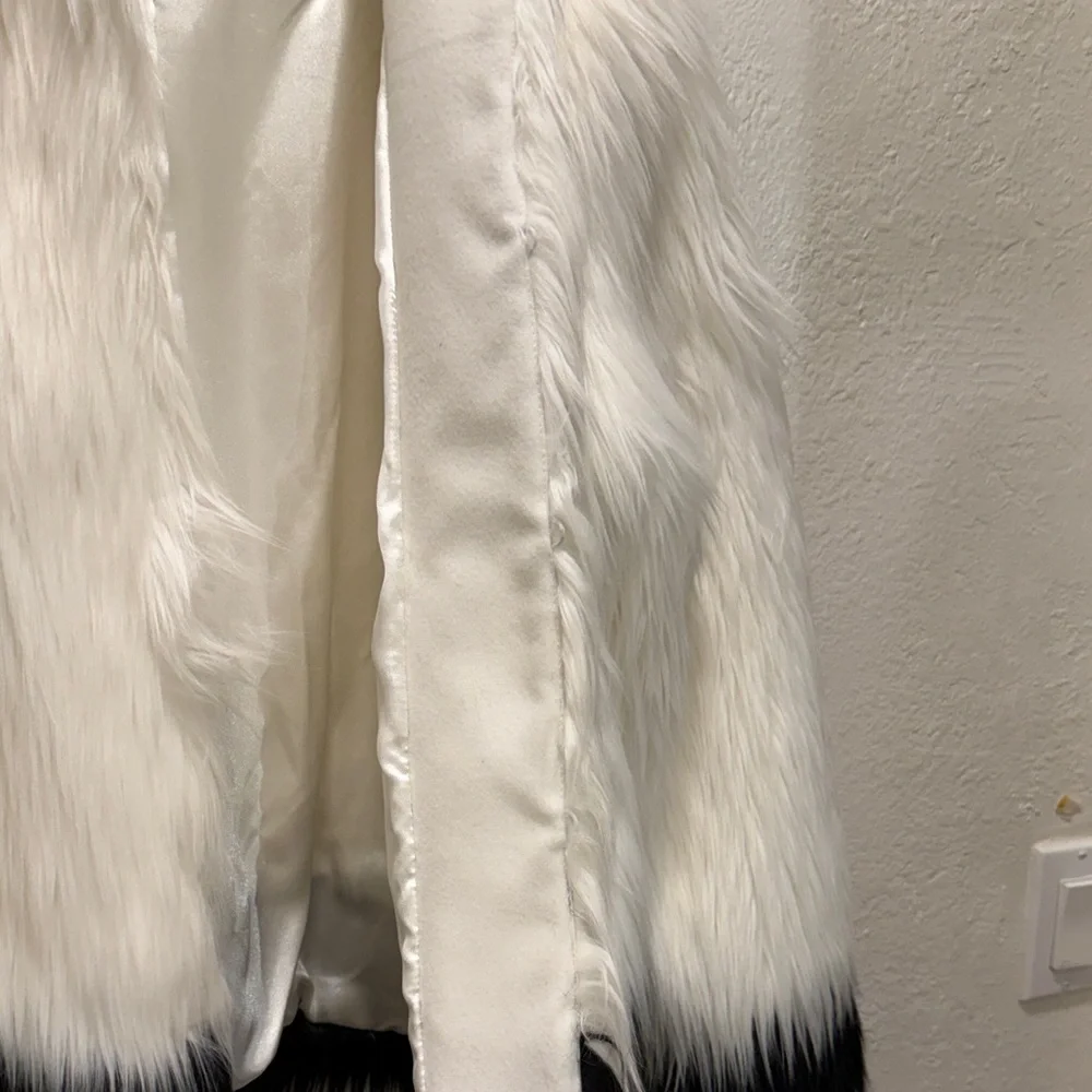 NWOT Michael Kors Dip-Dye Teddy Faux Fur Jacket - Medium - Picture 6 of 13